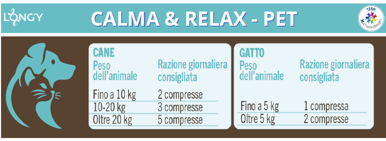 LongyLife dosaggio Calma & Relax PET