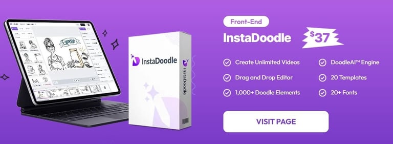 Instadoodle Whiteboard video tool