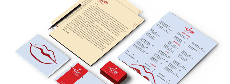 beso lounge branding package