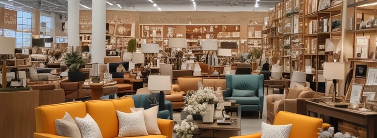 A bustling warehouse with neatly stacked pallets ready for shipment.