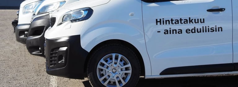 Pakettiautot - Oulun edullisin hintatakuulla