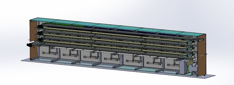 Túnel Multiplas esteiras