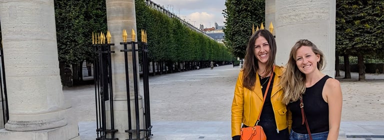 charlotte et victoria immobilierCharlotte Goutard et Victoria Ricard immobilier jardin du palais roy