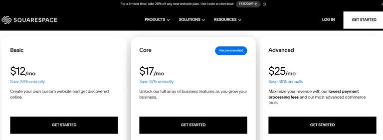 best online free website builder software sqaurespace price review to start online store 