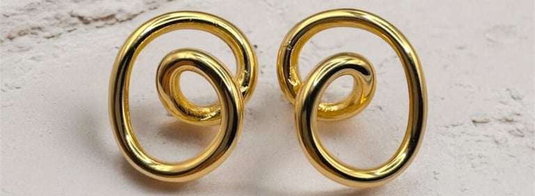 Boucles d’oreilles minimalistes en acier inoxydable pour animation CSE