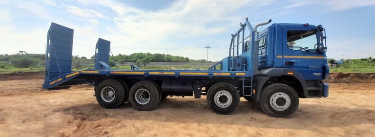 Rigid Flatbed Truck Body suitable for North India road conditions.
