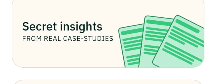 Secret insight from case-studies