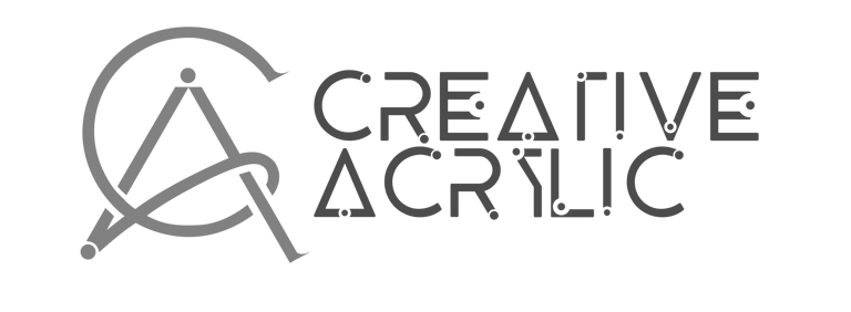 Creative Acrylic Logo laid our horizontally