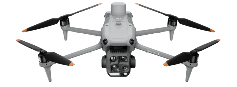 DJI matrice 4T thermal drone inspecting buildings