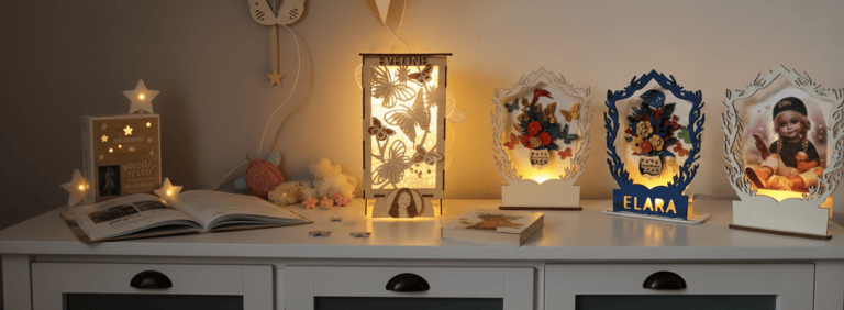 Lichtvolle Momente. Einzigartige Fotolampen aus Schweizer Handarbeit, die Wärme und Liebe schenken.