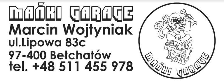 Baner Mańki Garage