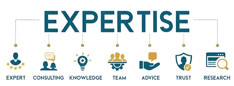 expertise in our work