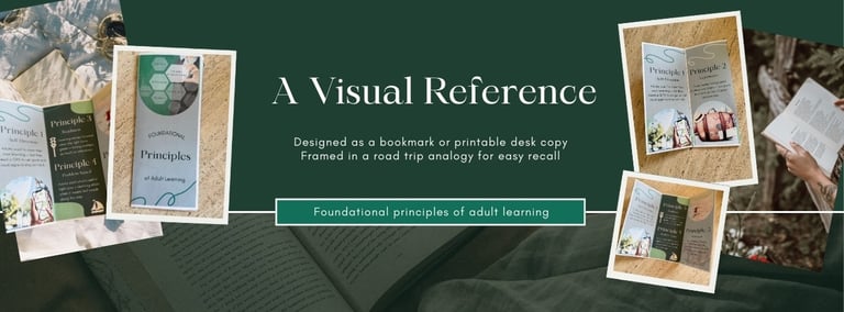 visual printable guide principles of adult learning