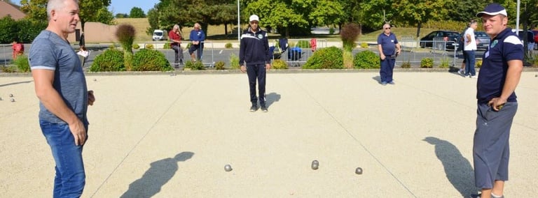 partie de pétanque régional Charnay les mâcon 2018