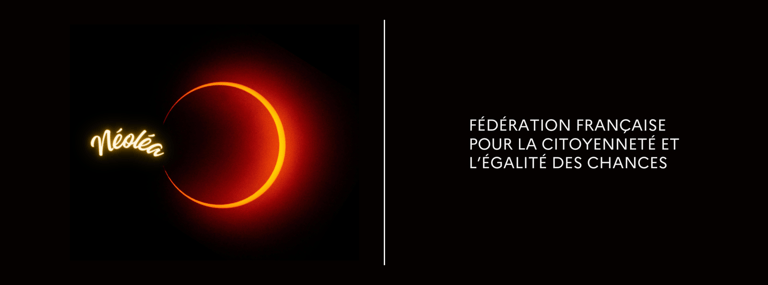 logo de néoléa + federation francaise pour la citoyennete et l'egalite des chances (ffce)