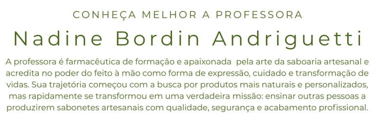 curso sabonetes artesanais