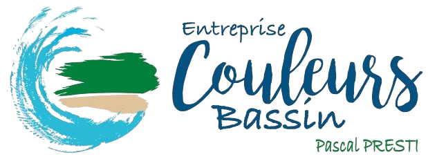logo entreprise couleurs bassin, peintre certifié maître en couleur