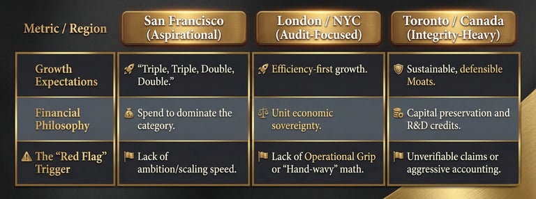 Regional Calibration (SF vs. London vs. Toronto)