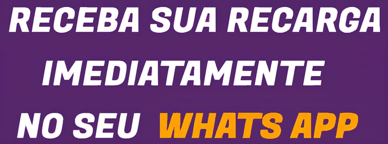 receba sua recarga na hora
