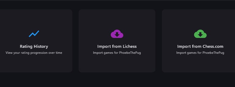 lichess and chess.com import