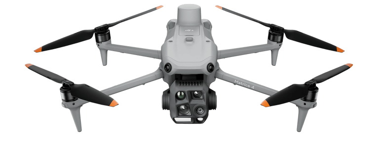 DJI matrice 4T thermal drone inspecting buildings