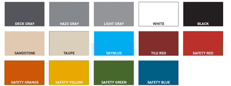 solid color epoxy