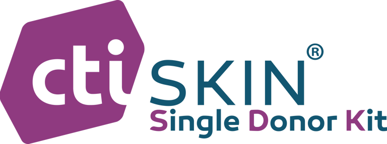 CTIBIOTECH single donor kit of human skin tissue cells biobank biosourcing