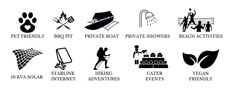 Binga Beach Glamping Resort Activities