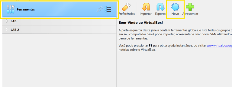 Iniciando o processo de configuração da máquina virtual OPNsense no VirtualBox