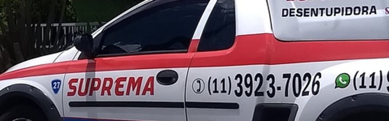 carros da suprema desentupidora