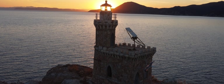vista mare alba Lo Scoglietto