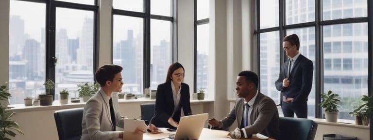 low angle view photography of a gray building