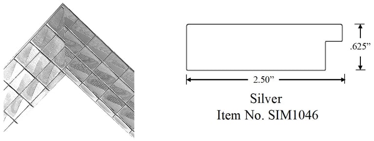 Silver Picture Frame Item No. SIM1046