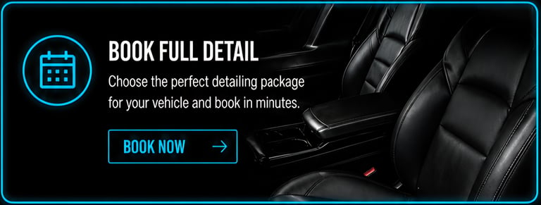 Professional car detailing service book now.
