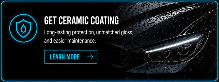 Professional ceramic coating service book now.
