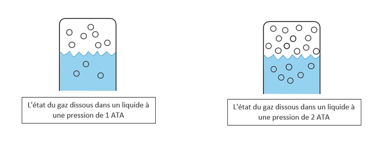La loi des gaz d'Henry
