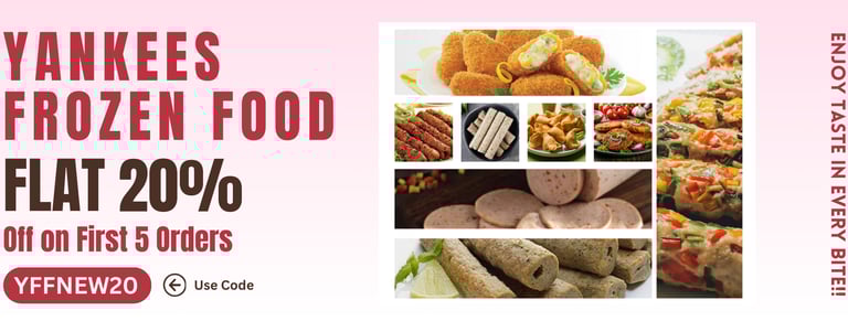 chicken, mutton frozen food, cold cuts, salami, kebabs, samosa, nuggets, rolls, sausages 