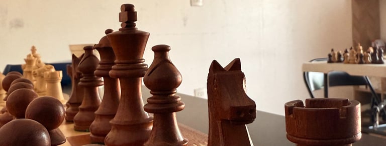 Instalaciones de una escuela de ajedrez en oaxaca