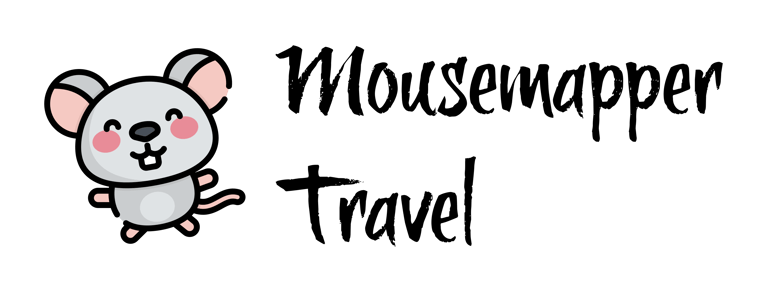 Our logo shows a cartoon mouse dancing gleefully. Next to him, the words "MouseMapper Travel" appear