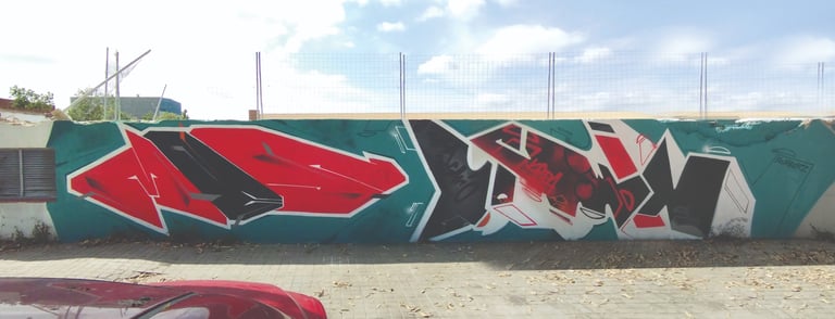 Mes Ink, graffiti, paredes, Bcn, Street Art, letras, estilo