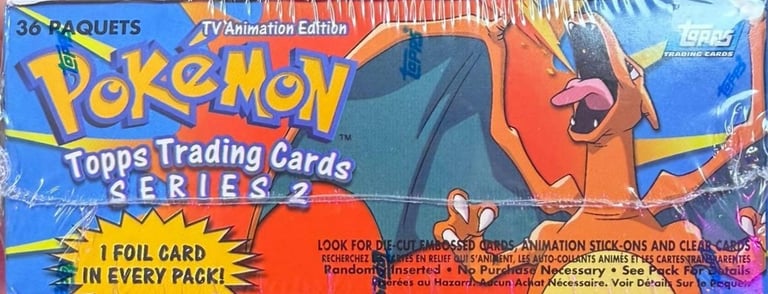 Display Topps Pokémon series 2 canadienne avant