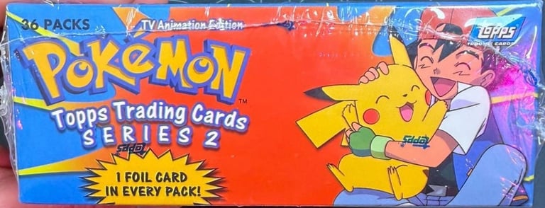 Display Topps Pokémon series 2 canadienne côté gauche
