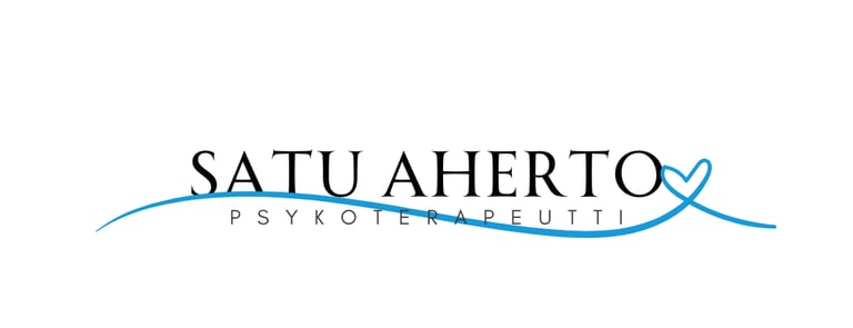 Yrityksen Satumaista Voimaa henkilöbrädi Psykoterapeutti Satu Aerton logo