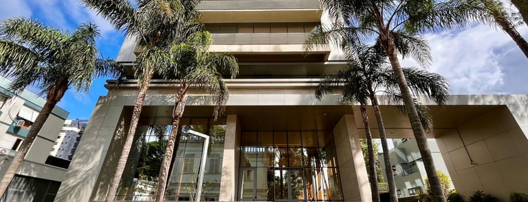 foto da entrada do edifício Getúlio Prime Office
