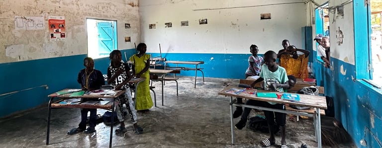 Photo représentant l'école du village de Kachiouane