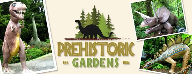 Oregon Coast - The Prehistoric Gardens, a little theme park on the 101, north of Gold Beach