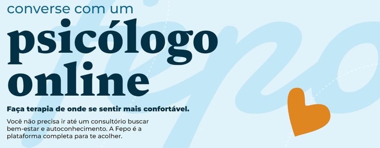 fundo azulado com coração laranja