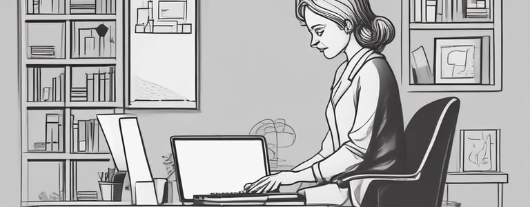 A professional consultant discussing training options with an adult learner in a bright office.