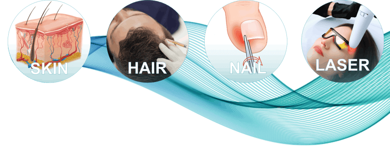 Skin hair nail & laser treatment