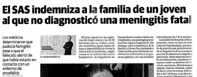 error diagnóstico de meningitis